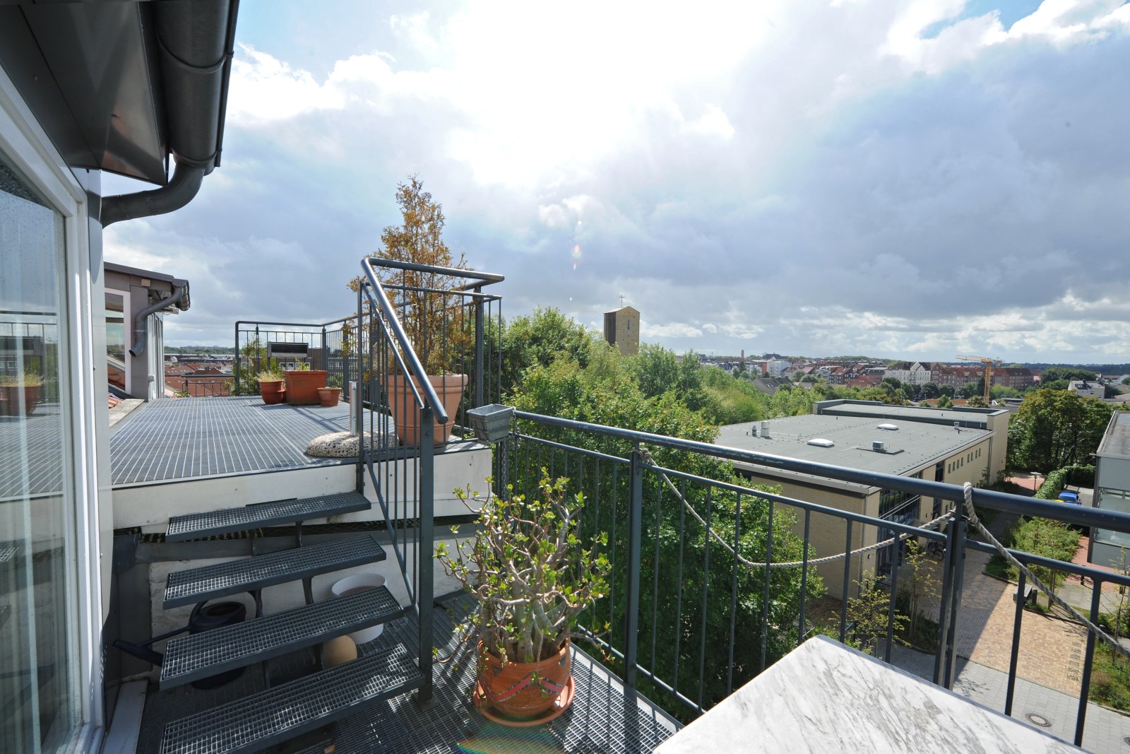 Blick vom Küchenbalkon